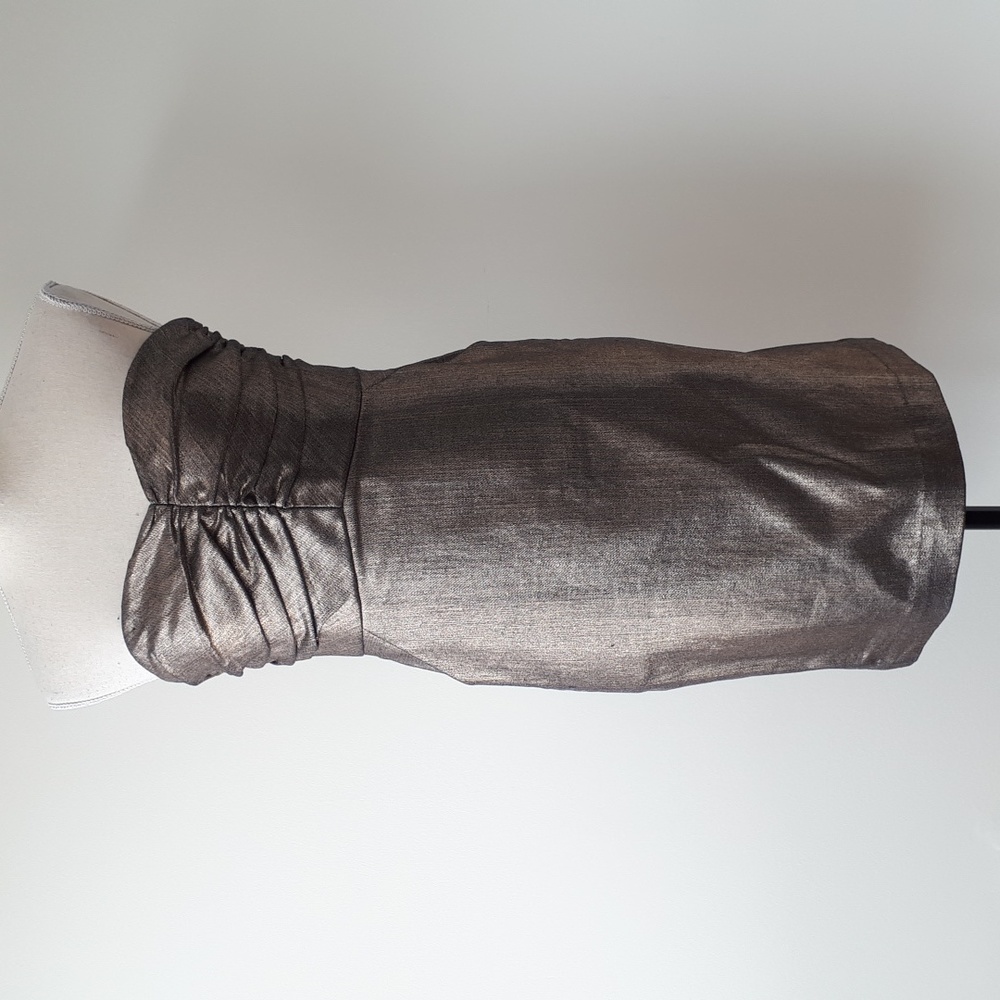 American Retro metallic dress